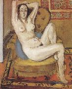 Henri Matisse Nude on a Blue Cushion (mk35) painting